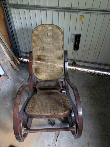 Photo of free Wicker rocking chair (Carr Manor LS17) #1