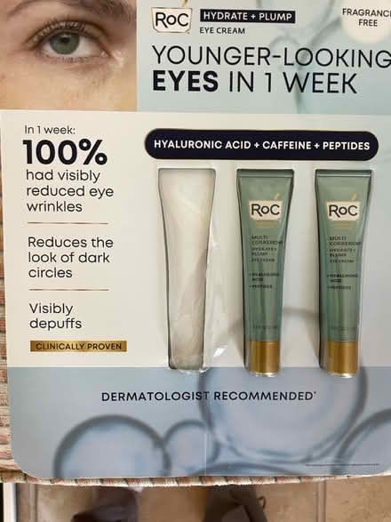 Photo of free ROC eye cream (Redwood City hills) #1
