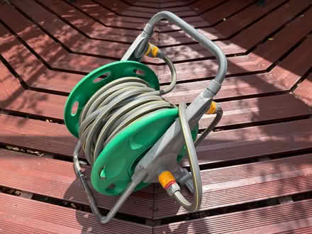Photo of free 25m Hozelock hose on reel (Croydon centre CR0) #1