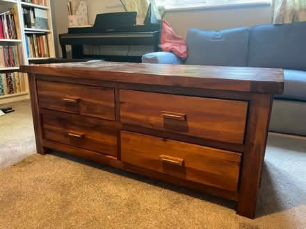 Photo of free Coffee table with storage (Corston) #2