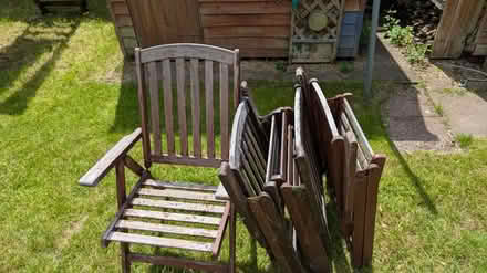Photo of free 4 garden chairs - need work (Erdington, B23) #2
