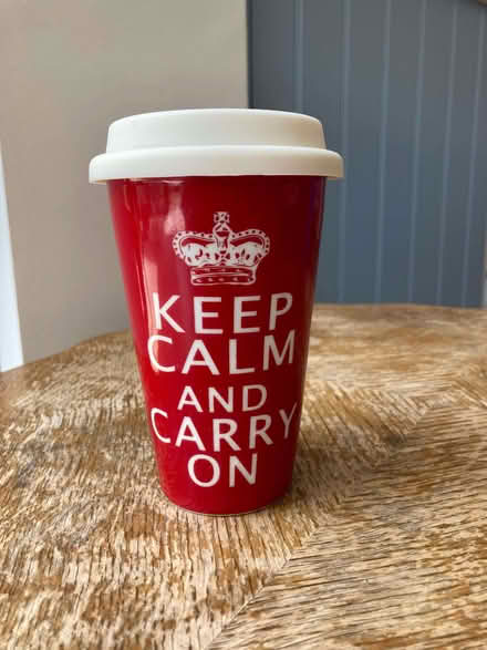 Photo of free Ceramic portable cup, capacity 240ml (Herne Hill SE24) #1