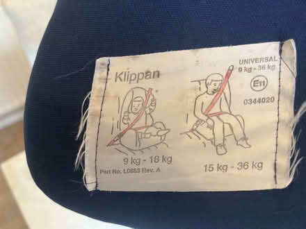 Photo of free Child’s car booster seat (Longton ST3) #4