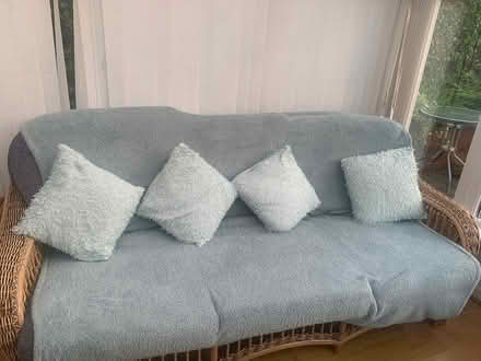 Photo of free 3seater cane settee (Cwmbran) #1