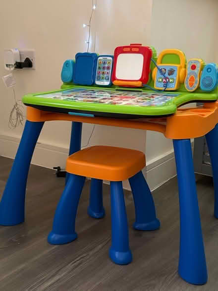 Photo of free kid's table, chair,blackboard (DE22) #1