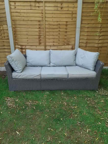 Photo of free Rattan sofa (Acton Burnell SY5) #1