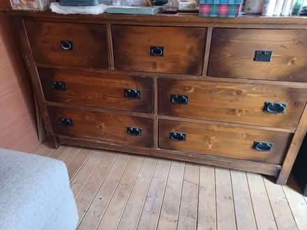 Photo of free Wooden Chest of drawers (pine) (Lanchester DH7) #1