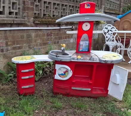 Photo of free Toy kitchen (red) (Watton at Stone SG14) #1
