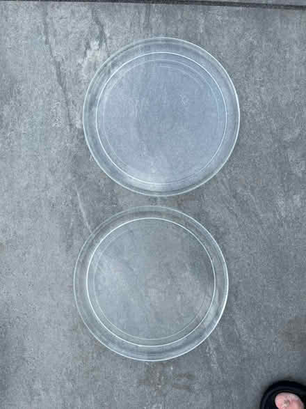 Photo of free Microwave glass plate x 2 (Cheltenham GL51) #1