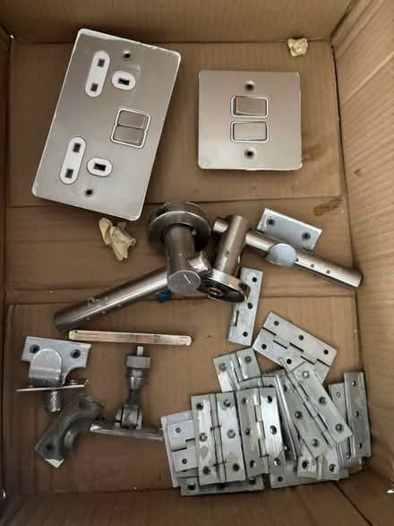 Photo of free Satin chrome interior ironmongery (N1 - Barnsbury) #1