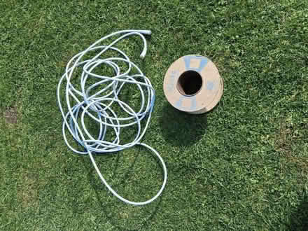 Photo of free Coaxial cable on cable reel (Newtown GL20) #1