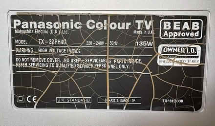 Photo of free Panasonic television (Emerson Valley MK4) #3