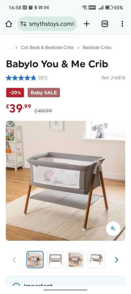 Photo of free Babylo cot (Droylsden M43) #4