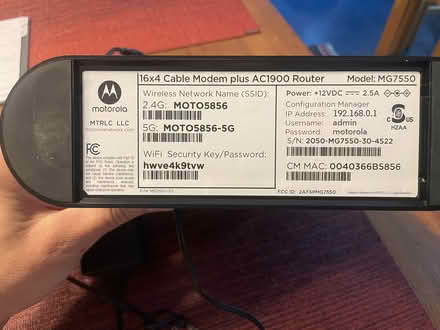 Photo of free Modem/Router (Washington heights) #3