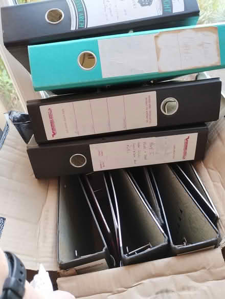 Photo of free Lever Arch files, A4 (Loughborough - Thorpe Acre) #1