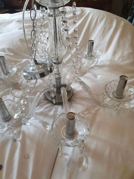 Photo of free ChandelierGlass body with acrylic beads and droplets (Tilehurst RG31) #1