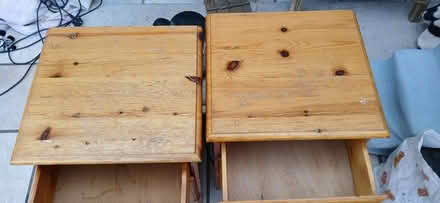 Photo of free 2 Solid pine bed side drawers (Yatton BS49) #2