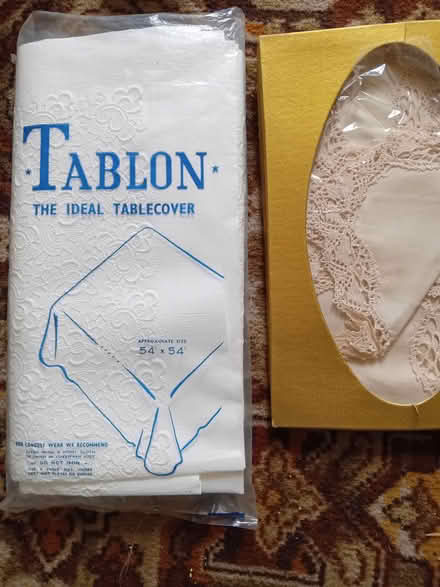 Photo of free White tablecloth (Bridge of Don) #1