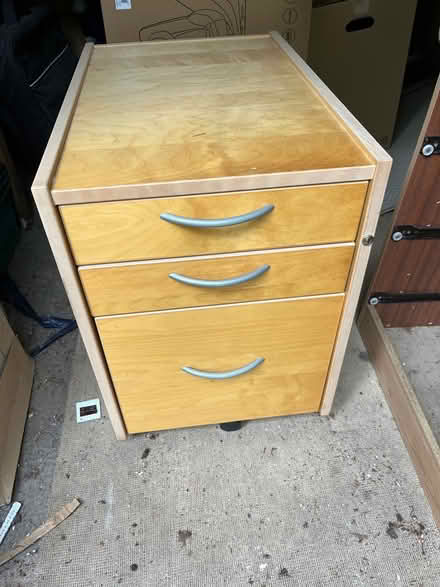 Photo of free Wooden filing cabinet (GU22) #1
