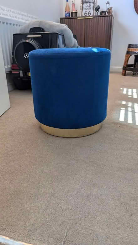 Photo of free Velvet stool (Heysham, Morecambe) #1