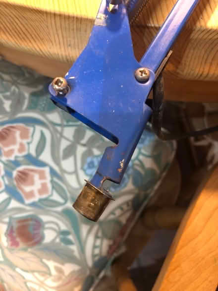 Photo of free Anglepoise lamp blue metal (Southport PR8) #3