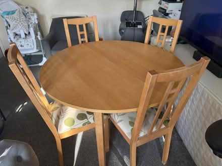 Photo of free Solid Wooden Dining Table Set (Grays (RM17)) #1