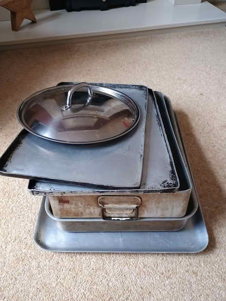 Photo of free Oven trays / dishes - large - aluminium (Hillsborough S6) #1