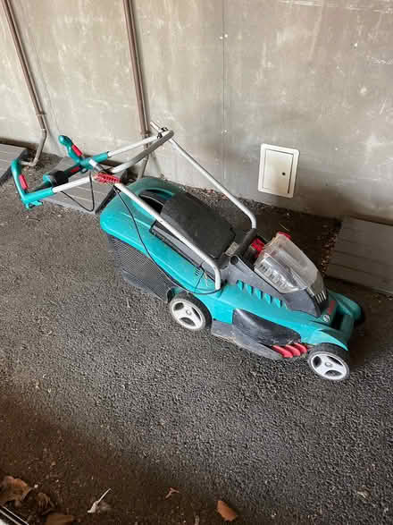 Photo of free Bosch lawn mover - for spares (Kt3 4bf) #1