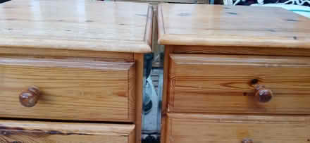 Photo of free 2 Solid pine bed side drawers (Yatton BS49) #3