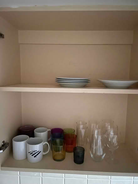 Photo of free vase, blue light, ironing board, cutlery and cooking stuff (Earls Court SW5) #4