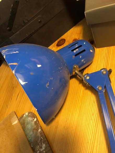 Photo of free Anglepoise lamp blue metal (Southport PR8) #2