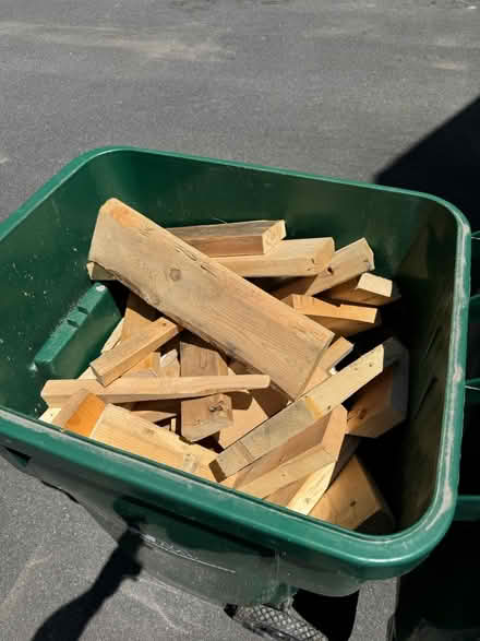 Photo of free wood scraps and waste bin (north harvard. near rt 2) #1
