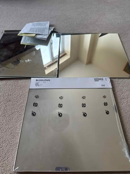 Photo of free IKEA stick on mirror tiles (Allestree, DE22) #1