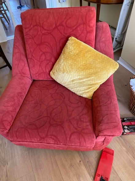 Photo of free Sofa and 2 armchairs (Dalkey) #2