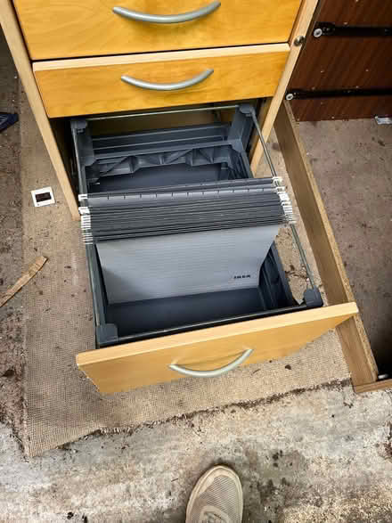 Photo of free Wooden filing cabinet (GU22) #2