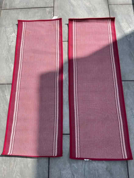 Photo of free Red floor runners x2 (Cheltenham GL51) #1