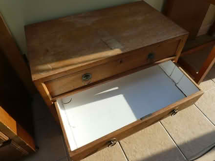 Photo of free Low chest of 3 drawers (Fareham PO16) #1