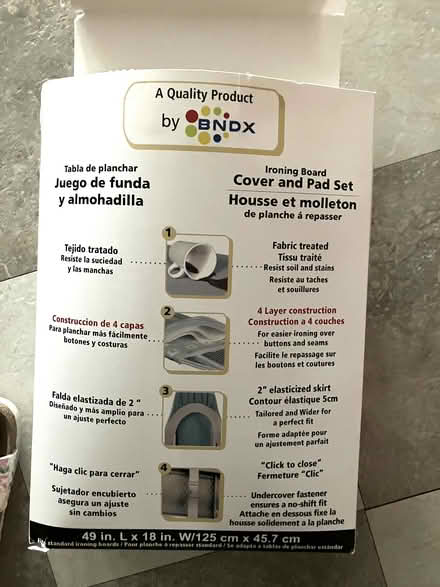 Photo of free ironing boad cover (NoHo 10012) #2