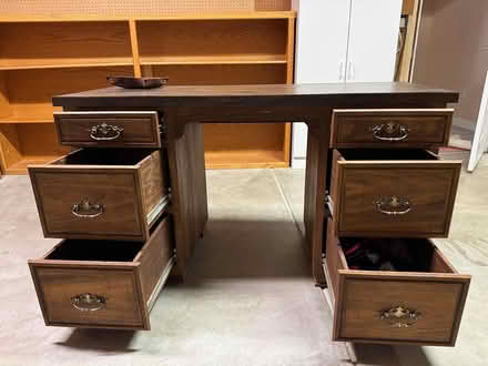 Photo of free Desk - Double side drawers (Westminster) #2