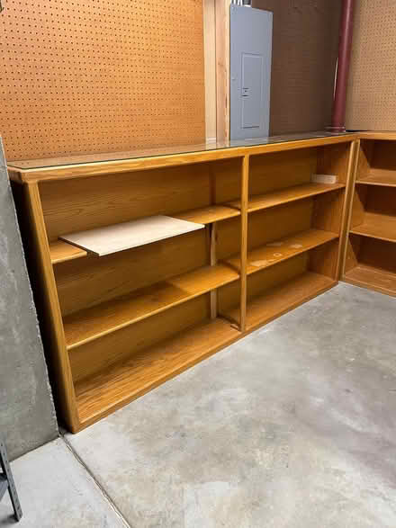 Photo of free Wood Book Shelves (3 shelf) (Westminster, CO 80031) #2