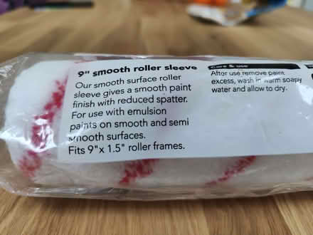 Photo of free Paint roller sleeve - fits 9" x 1.5" roller frame (Penge BR3) #2