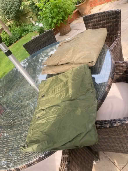 Photo of free Two old army Ponchos/groundsheets (Belle Vue SY3) #2