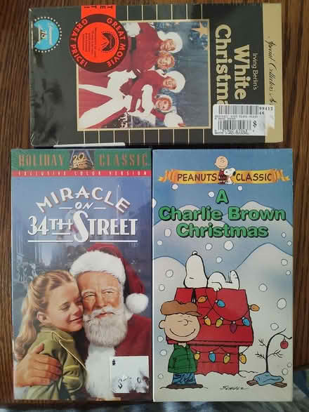 Photo of free 3 Holiday VHS - unopened (Odenton) #1
