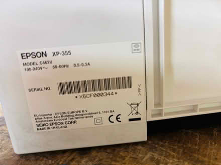 Photo of free Epson XP 355 printer plus a few cartridges (North Tonbridge TN10) #3