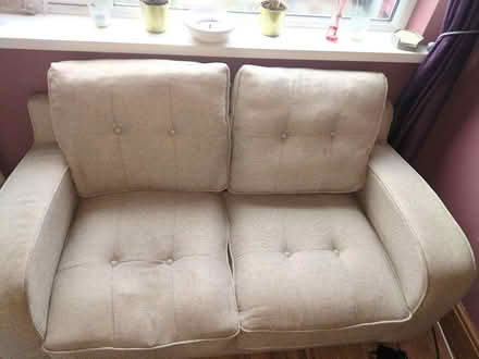 Photo of free One 2 Seater couch -Light beige (North Dublin) #1