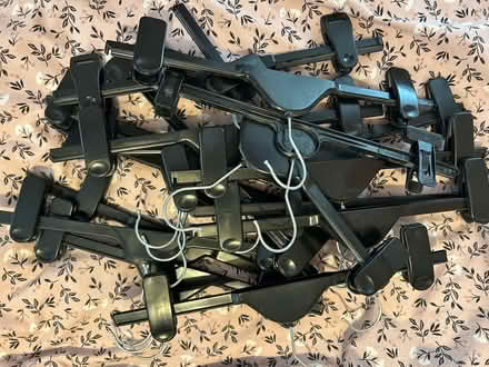 Photo of free Black 2-clip hangers (Barkham RG41) #1