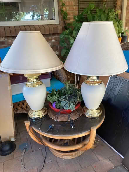 Photo of free Pair of lamps (Seacombe Gdns, near Westfield) #1