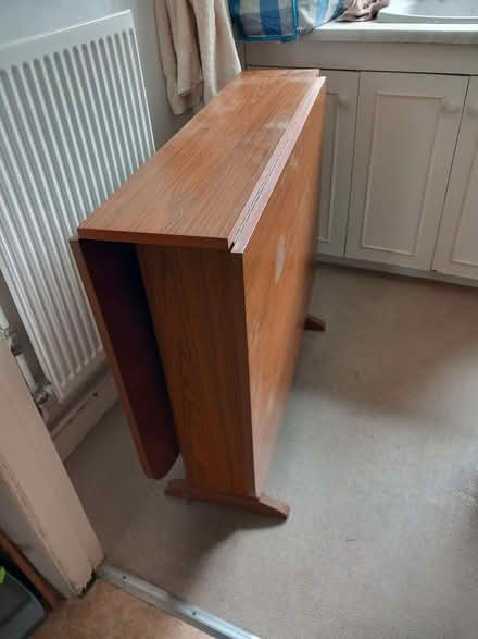 Photo of free Dining table -folding/drop leaf (Queen's Park BN2) #2