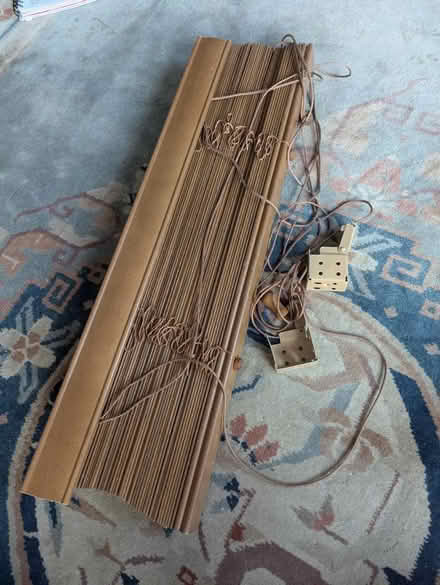 Photo of free Hardwood Venetian Blind 60cm Wide (Smedley Street DE4) #1