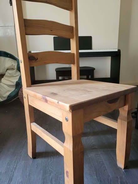 Photo of free Wooden dining chairs x4 (Chirton NE29) #1